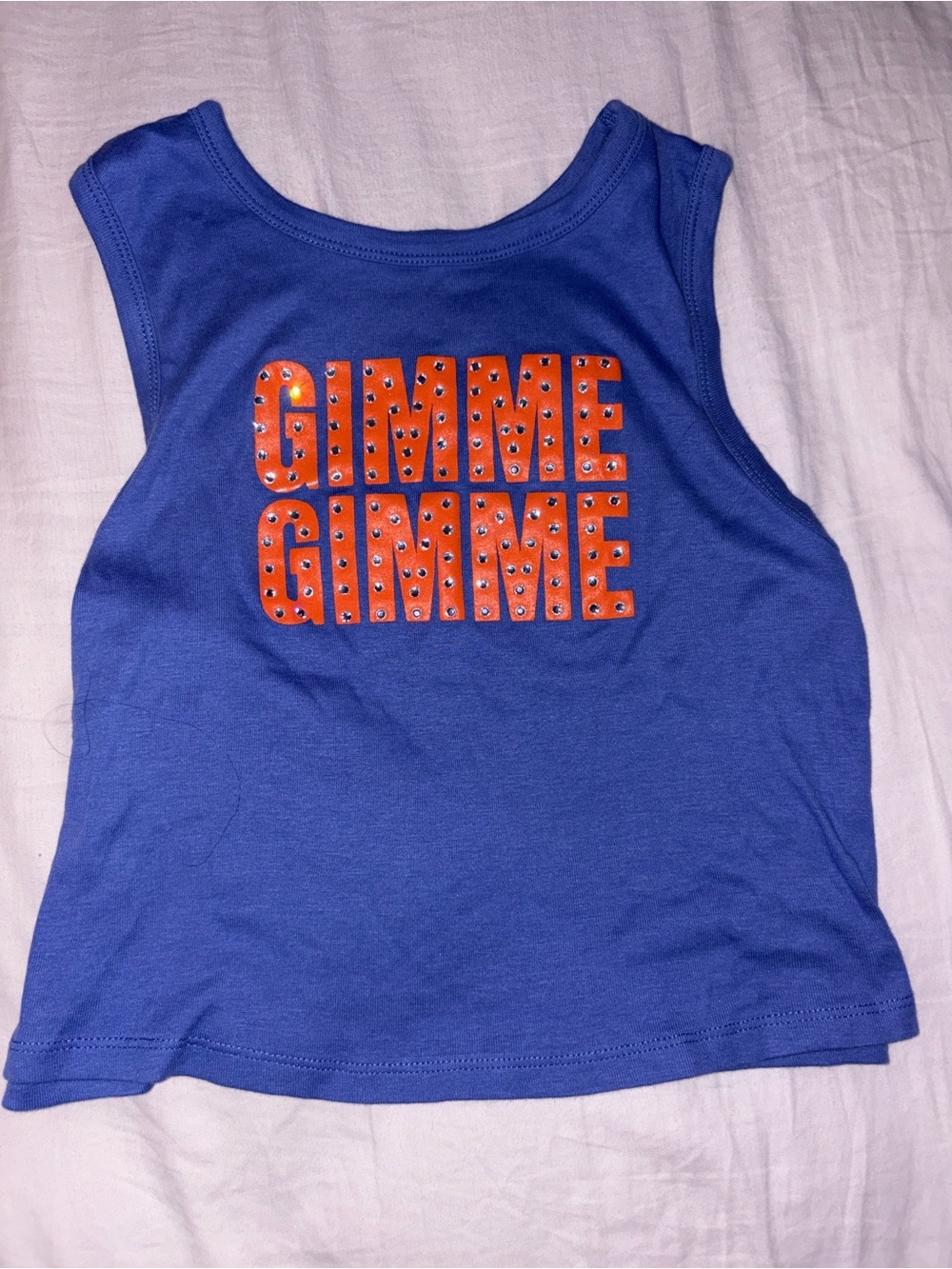 KATY PERRY 2025 TOUR 'GIMME GIMME' Stud-Embellished Tank Top